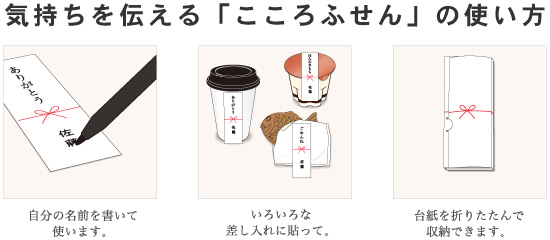 気持ちを伝える「こころふせん」の使い方