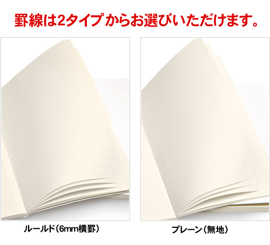 罫線は2タイプからお選びいただけます。