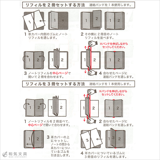 リフィルをセットする方法