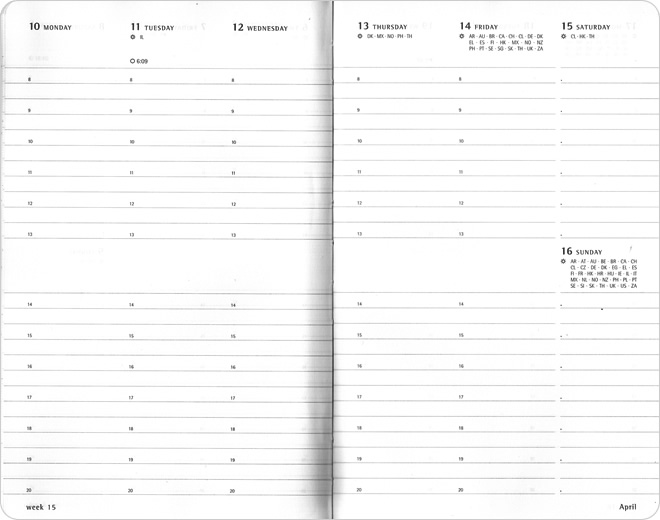 おすすめ10冊 バーチカル手帳 中ページ比較 和気文具ウェブマガジン