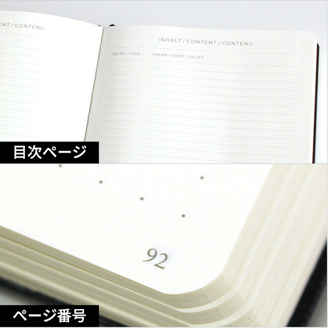 通常のノートにはない、ナンバリング機能がついています。