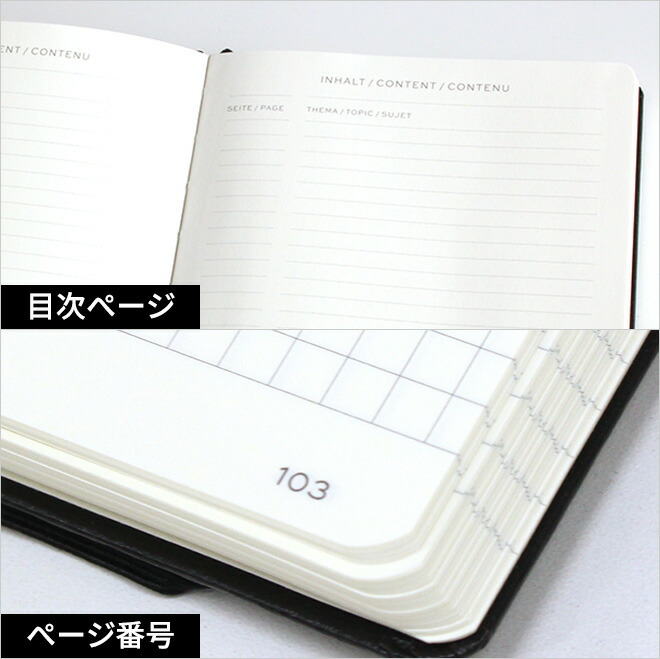 通常のノートにはない、ナンバリング機能がついています。