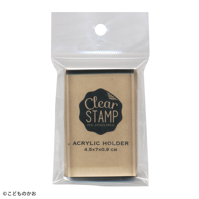 クリアスタンプ用 こどものかお Kodomo No Kao アクリルホルダー H 55 80mm 1981 001 通販 文房具の和気文具