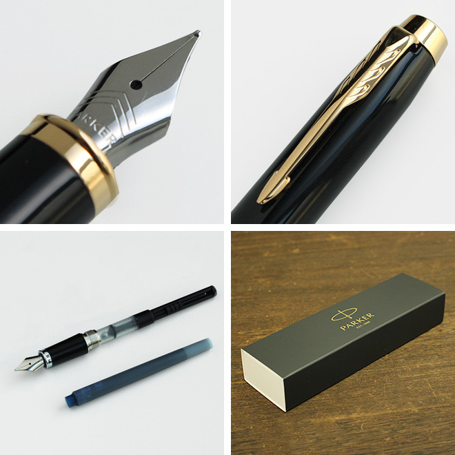 ブランド筆記具の証であるロゴデザインがペン先・クリップ共に入っており、所有欲を刺激します。
