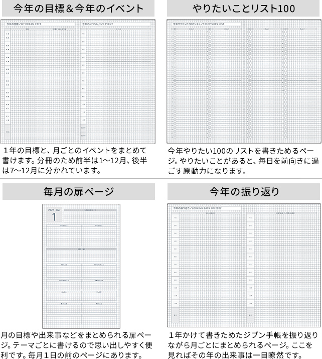 手帳 2023年】コクヨ KOKUYO ジブン手帳 デイズ DAYs 2023 A5スリム【メール便送料無料】 【2023年1月から使用可能】 ◇  通販 文房具の和気文具