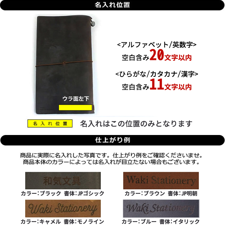 手帳 2025年 トラベラーズノート TRAVELER'S Notebook 月間