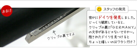 <b>LAMY2000万年筆の特徴的なペン先</b>