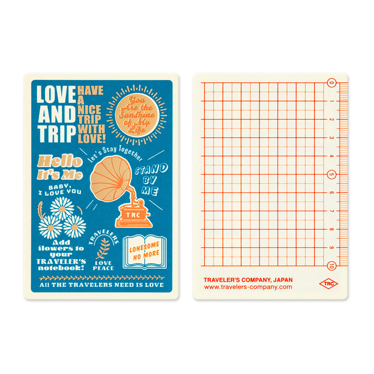 2025年 限定品 トラベラーズノート TRAVELER'S Notebook 下敷