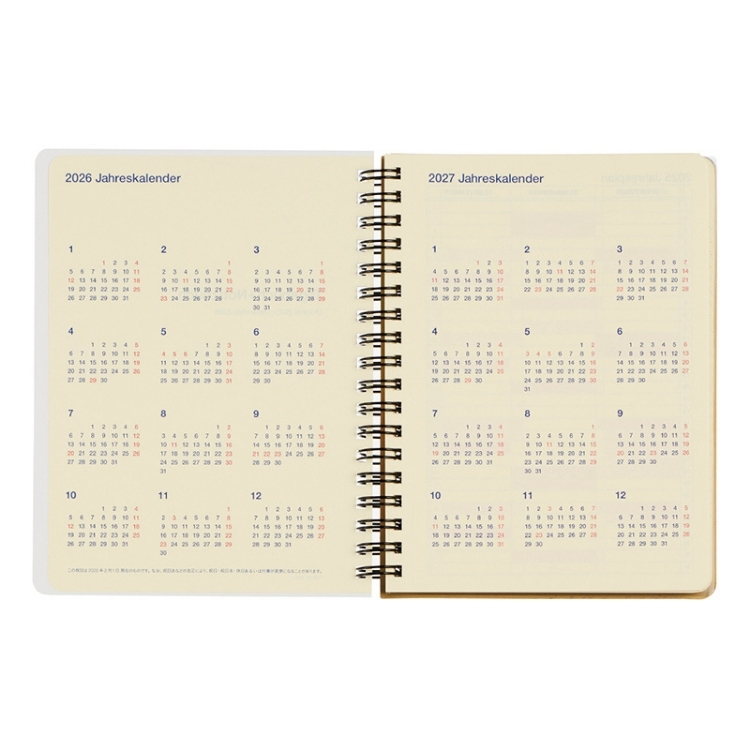 イヤーカレンダー