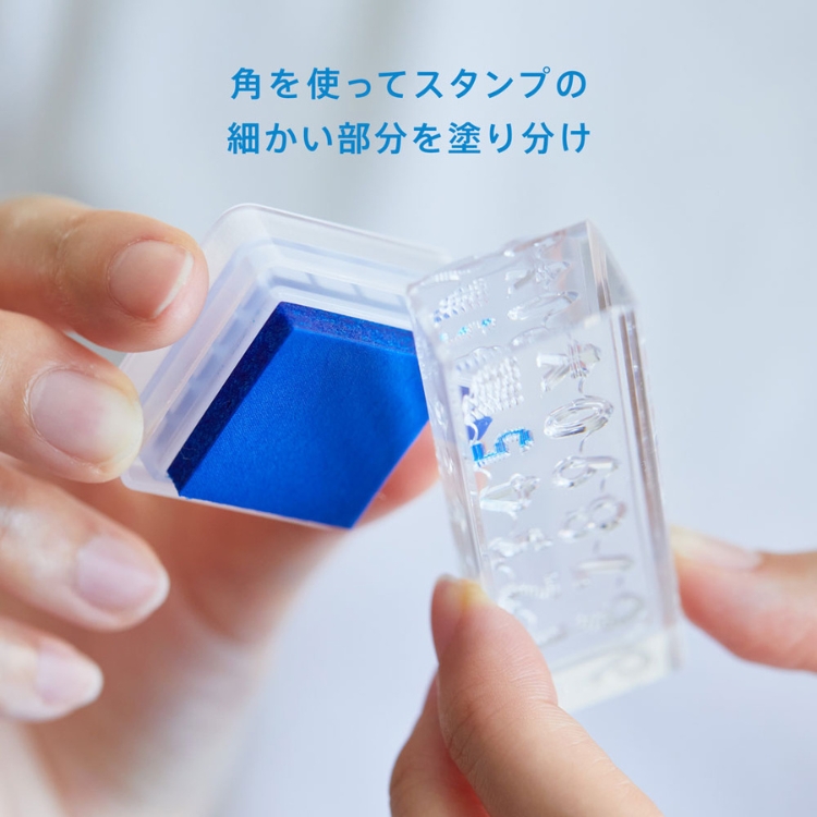 「塗り分け」や「重ね捺し」でインク色の組合せを変えると、幅広いアレンジが楽しめます。