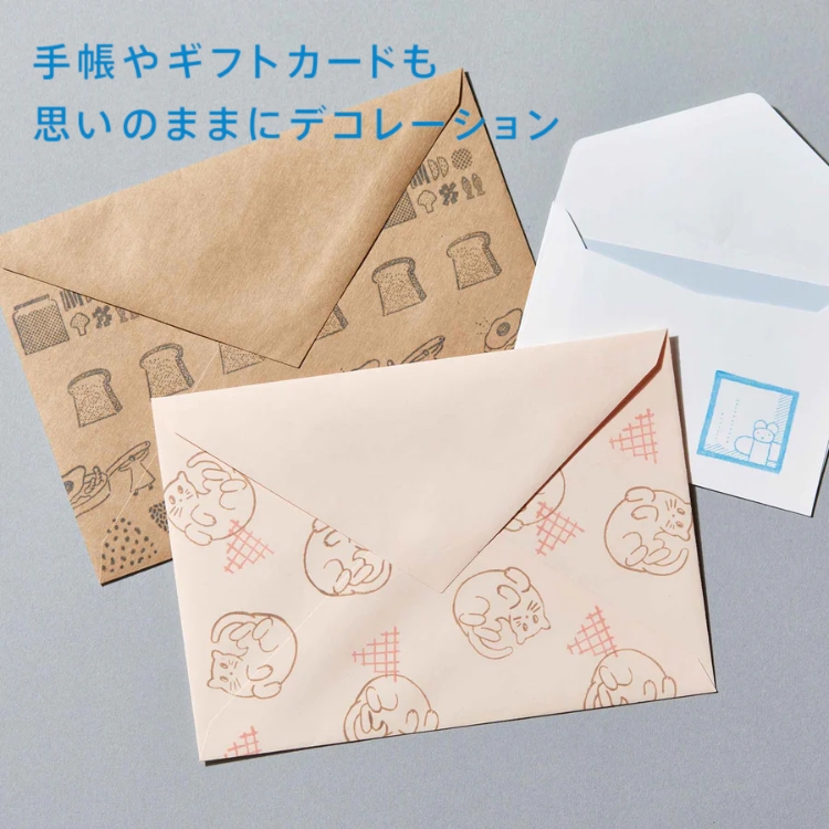 <b>デコレーションのアイデア広がる</b>インクの組み合わせを変えると、楽しみ方がぐっと広がります。