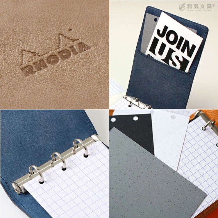 型押しのロゴ、ポケットやサイズ感など美しさと使いやすさが考えられた仕様。