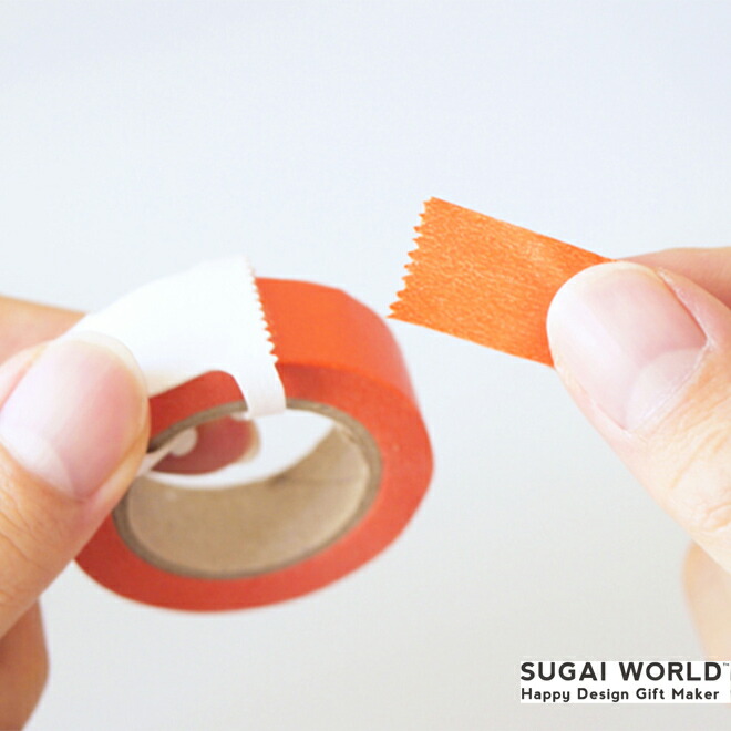 マスキングテープの切り口がギザギザに。