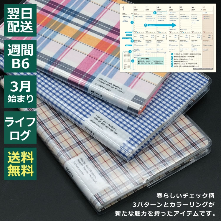 日々の変化を直感的に把握できる、見開き1週間のライフログダイアリー。