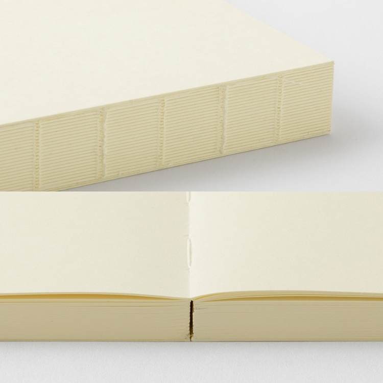 書いている実感を噛みしめられる、そんな絶妙な風合いと、万年筆で書いても裏抜けやにじみがしにくいという品質にこだわって仕上げた1960年代から自社で開発を行い続けてきた究極の紙を使用しています。