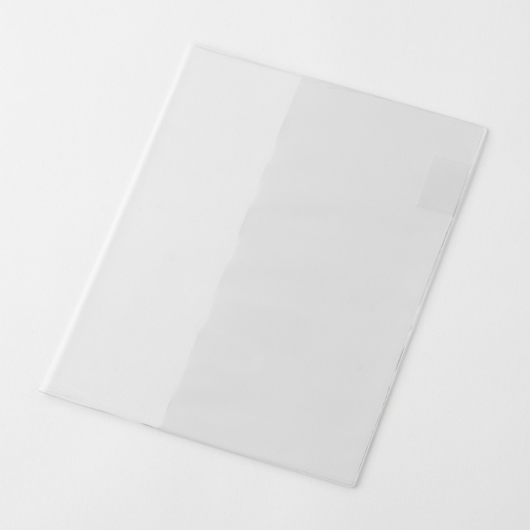 MDノートをやさしく包む、専用のビニールカバーです。