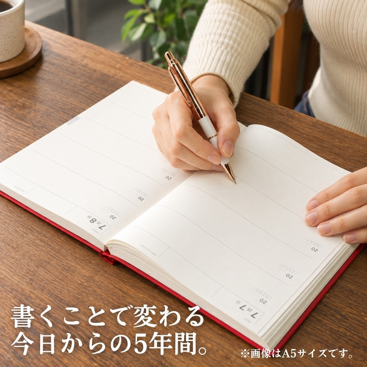 ちょこっと日記を毎日の習慣にして５年後の夢に向かって積み重ねていきましょう！