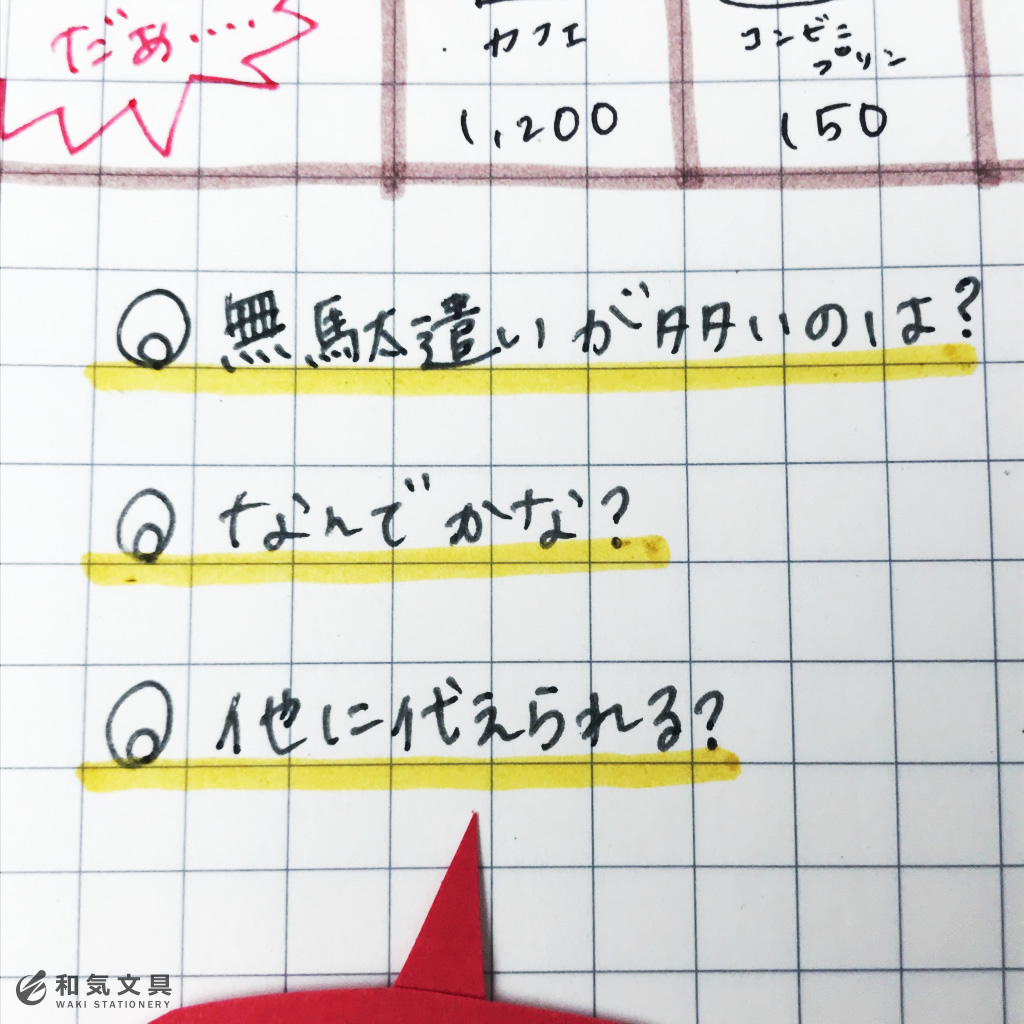 無駄遣いを減らす3つの振り返り 和気文具ウェブマガジン