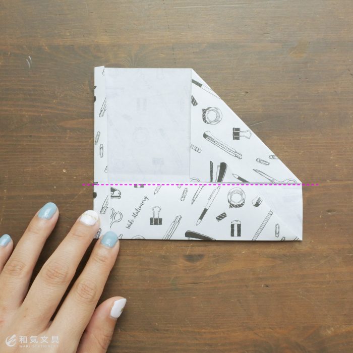 折り紙でお箸袋を作ってみた 和気文具ウェブマガジン