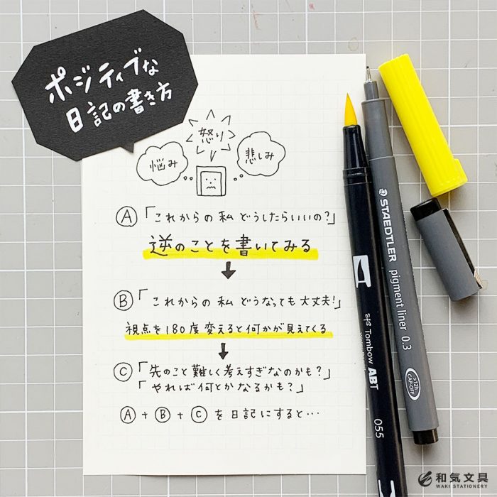 ポジティブな日記の書き方 和気文具ウェブマガジン