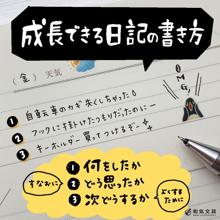 成長できる日記の書き方